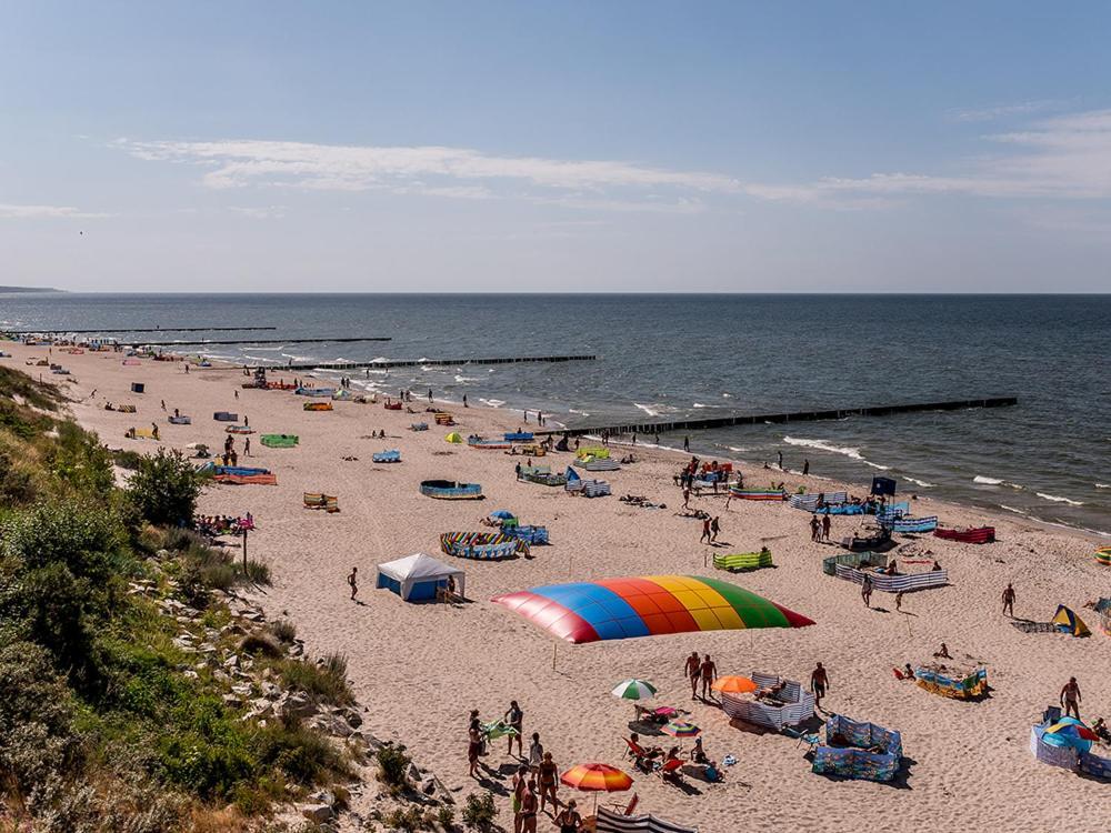 U Sylwi Domki Drewniane Trzęsacz Exterior foto